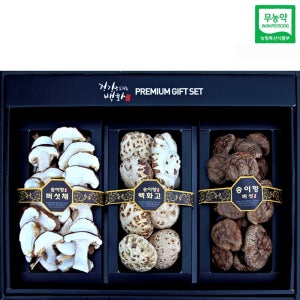 친환경 송이향버섯 건조선물세트 285g(프리미엄1호) /bh 신품종 표고버섯 무농약농산물