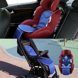 바람나오는 카시트 유모차 바람시트 쿨시트 쿨링 통풍 쥬니어 USB 휴대용