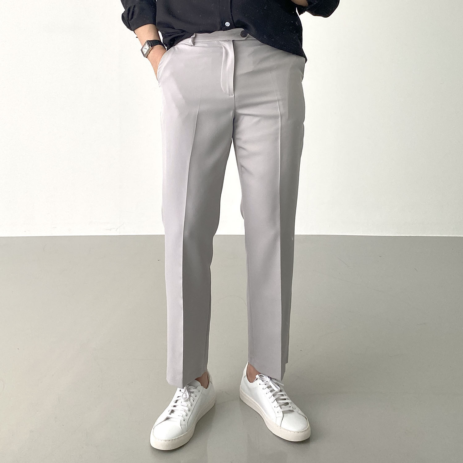남자여름슬랙스 테이퍼드핏 쿨슬랙스 구김없는바지 여름정장바지