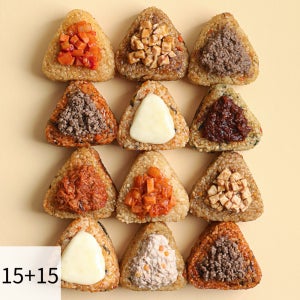 [넾다쿠폰] 다신샵 저당 현미 주먹밥 고추참치 외 10종 15팩+15팩 / 국내산 현미밥