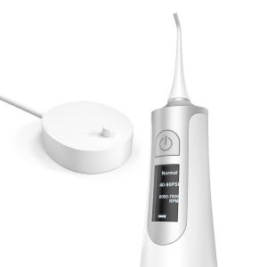 구강세정기 덴티픽2 IPX8 완전방수 무선충전 대용량 물통 배터리 맥동수압 치아세정기