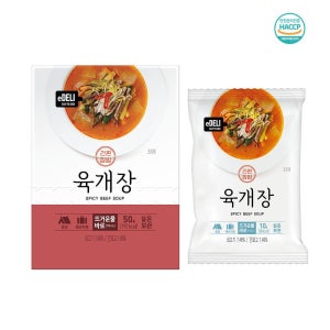 동림푸드 이델리 즉석국 육개장 10gx5개입