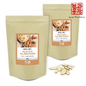 프리미엄 아몬드 슬라이스 1kg(500gx2봉) 햇아몬드 최신통관
