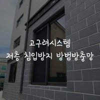 [고구려시스템] 저층 침입방지 방범방충망 (방문견적 실측비)