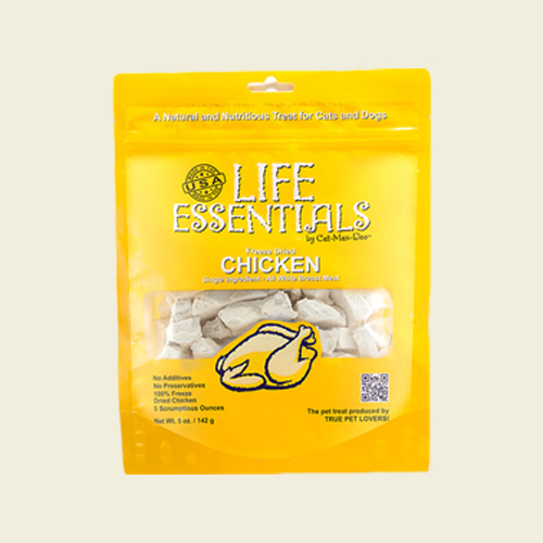 캣만두 라이프 에센셜 동결건조간식 치킨 대용량 142g