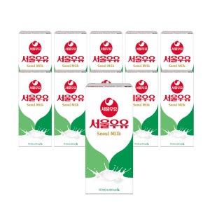 서울우유 멸균우유 1L 1000ml x 10팩