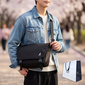 캉골 메신저백 학생 학원 태블릿 아이패드 휴대용 여행 가방 아이콘 선물포장