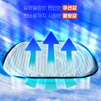 더쎈 22년 신형 프리미엄 국내생산 메쉬 젤 쿨링 방석 벌집형 젤 논슬립 가정 차량 사무실 어디서나 사용