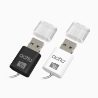 Actto 엑토 카드리더기 CRD-35 USB2.0 블랙 USB2.0 화이트
