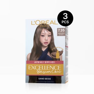 [라이트닝 톤업 염색] 로레알파리 엑셀랑스 파리지앵시크 3개