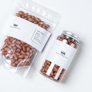 (20개이상 10%할인) 세척후 매일아침 구운 땅콩 200g 햇 국산 무염 볶은 열풍