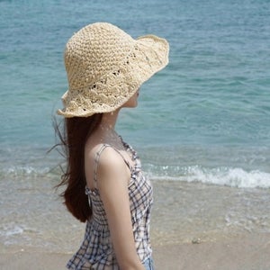 여성밀짚모자 산책모자 바캉스 여행