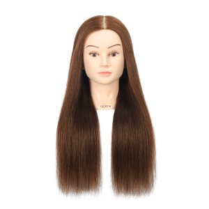 비너스가발 100%인모 55.88cm 업스타일전용가발 브라운 내추럴형/올백형