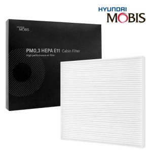 오토모듬 현대모비스 PM0.3 헤파 E11 순정 차량용 에어컨 히터 필터 전차종 현대 기아 제네시스 3XH79AX500 [1]