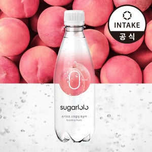 슈가로로 제로 스파클링 복숭아 0칼로리 과일탄산 350ml (24병)