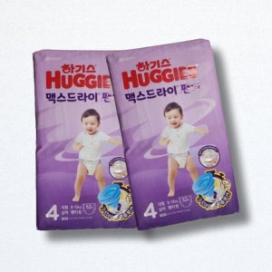 하기스 맥스드라이 팬티 4단계 2팩 남아