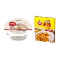 CJ)큰햇반300g+오뚜기)3분카레매운맛