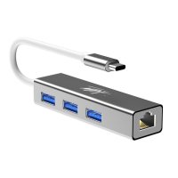 노트북 랜선 젠더 UC4IN1 USB to LAN C타입 유선 랜포트 3.0 허브 랜젠더