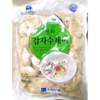 쫄깃한 감자 수제비 1000g 옛날 업소용 식당 칼국수