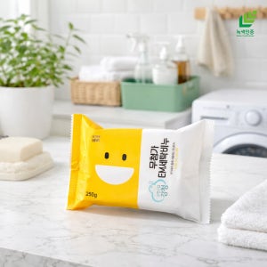 강청 무첨가 EM 찌든때 친환경 세탁빨래비누 250g 식물성유지 리사이클 녹색기술제품