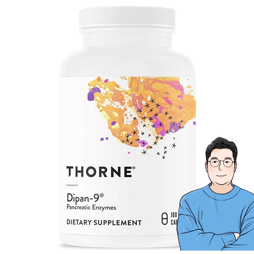Thorne Research 미국생산 쏜리서치 <b>디판 9</b> 180정