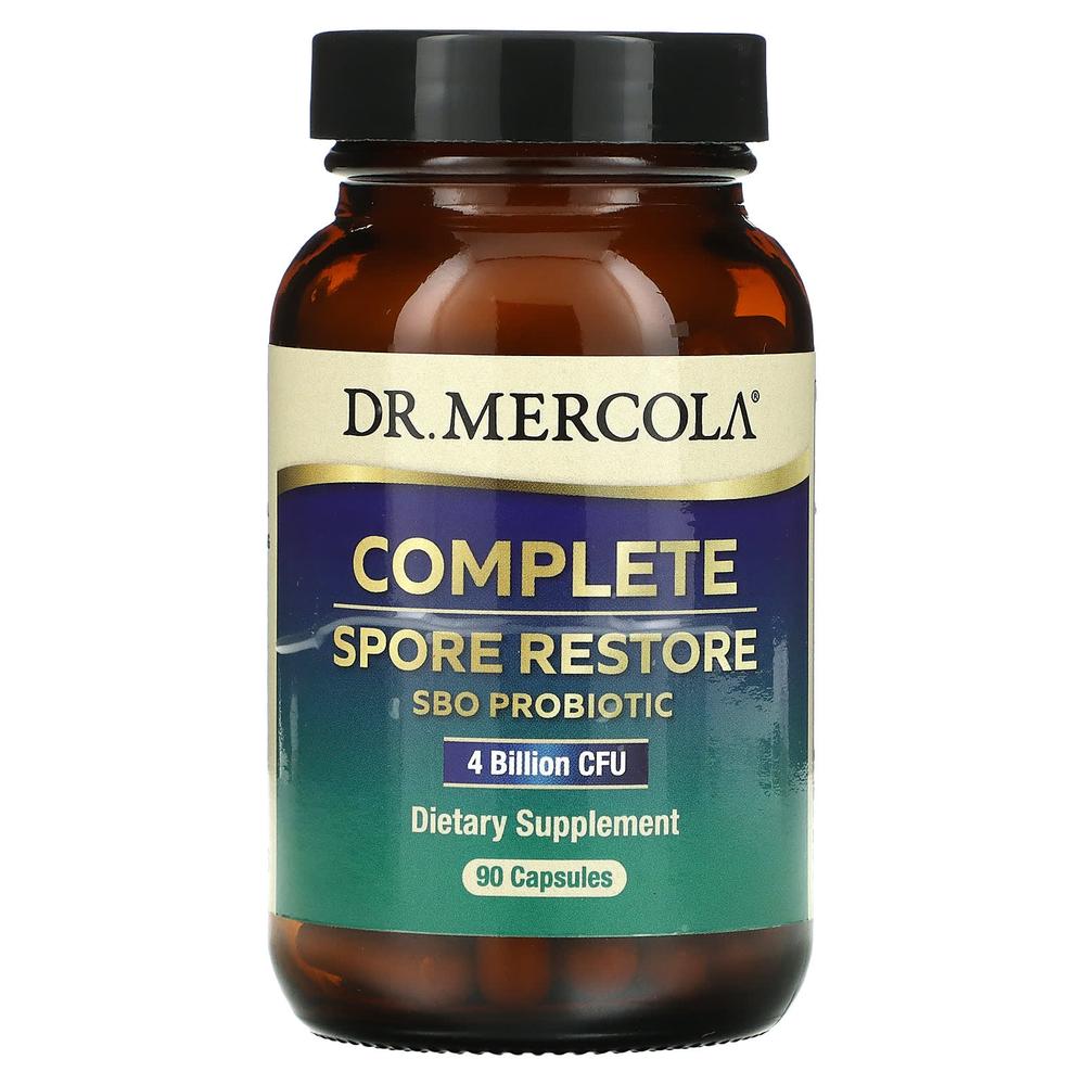 <b>Dr. Mercola</b> Complete Spore Restore 프로바이오틱 40억CFU 90캡슐
