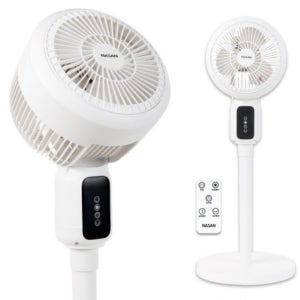 나산 스탠드 에어 써큘레이터 상하 좌우 자동회전 LED 원터치 리모컨 3단계 공기순환기