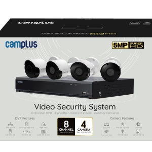 캠플러스 500만화소 8채널 4대 직접설치 코스트코 CCTV세트 (1T)