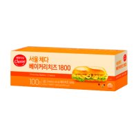 서울우유 체다 베이커리 슬라이스 치즈 1800 100매 1.8kg 1개