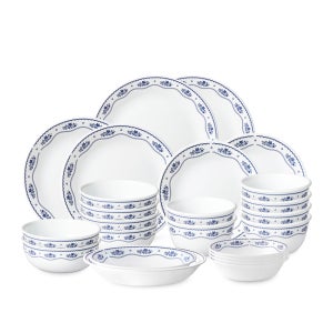 코렐 프렌치 도일리 한국형 6인 24P 원형 홈세트 / 접시세트 집들이선물추천 신혼그릇 예쁜 6인식기 혼수