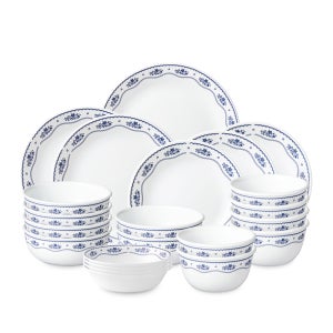 코렐 프렌치 도일리 한국형 6인 22P 원형 홈세트 / 접시세트 집들이선물추천 신혼그릇 예쁜 6인식기 혼수