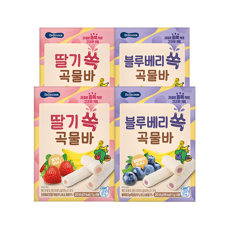 블루베리 쏙 곡물바 제품 이미지