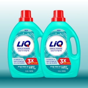 [본사배송] 리큐 진한겔 딥클린 트리플 파워 세탁세제 3.5L 2개 일반