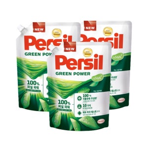 퍼실 그린파워 드럼용 일반용 리필 1.8Lx3개