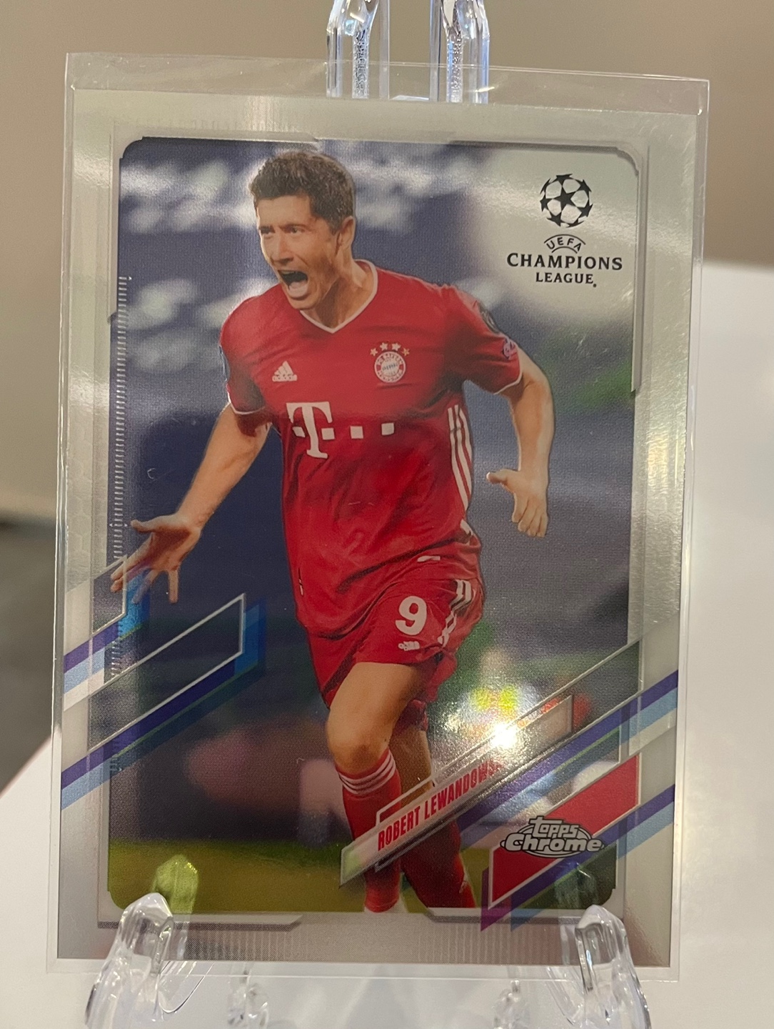 2020-21 탑스 크롬 챔피언스리그 로베르트 레반도프스키 카드 (Topps Chrome UEFA Champions League Robert Lewandowski)
