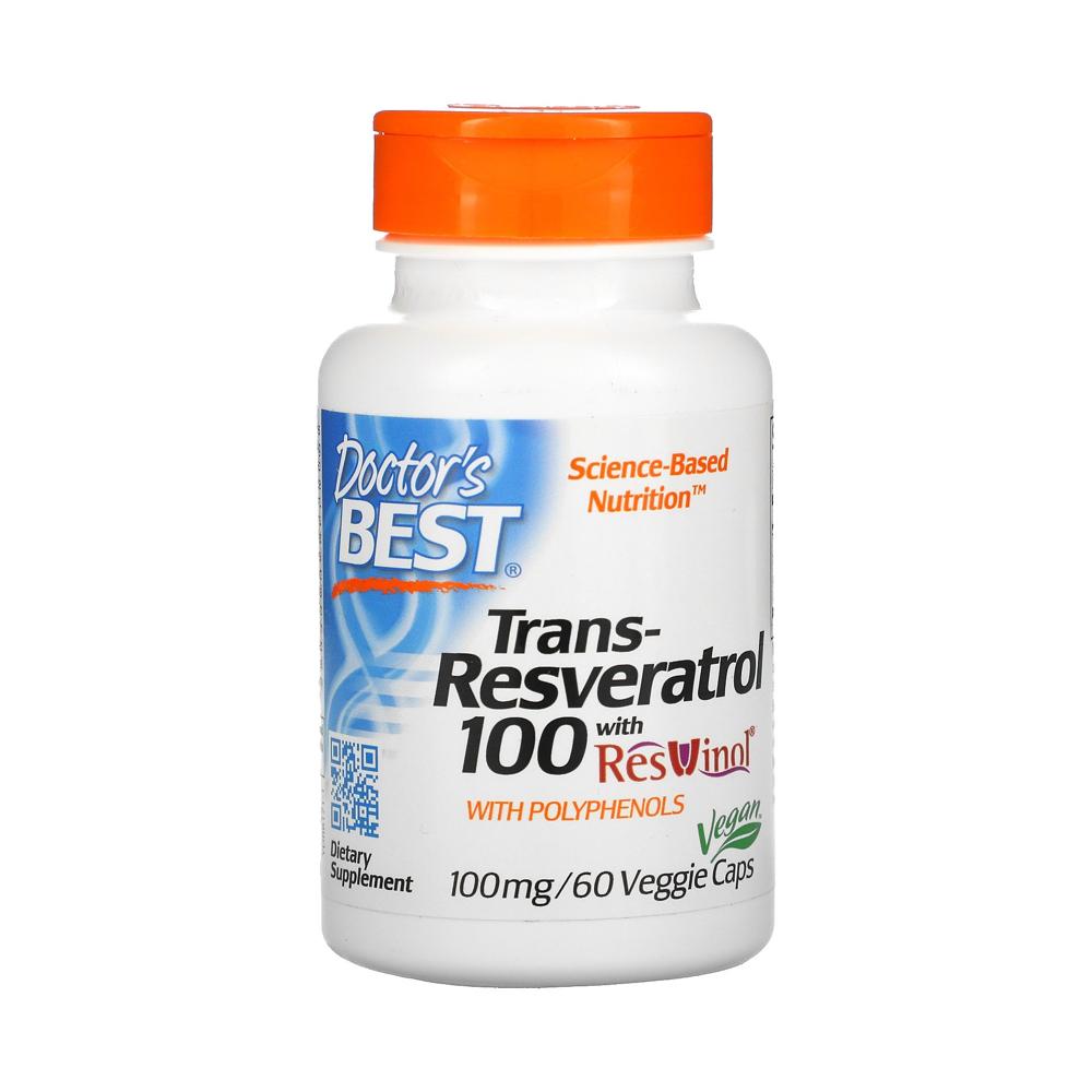 닥터스베스트 ResVinol 함유 트랜스 레스베라트롤 100mg 베지캡슐 60정