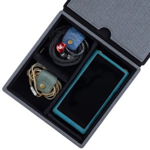 미테르 멀티 이어폰 DAP 플레이어 하드박스 케이스 가방 [최대 4개 IEM이어폰 또는 2개 AMP DAC Player 케이블 보관] MITER Earphone Case