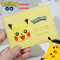 Pokemon Pikachu Driver’s License Leather Cover Cartoon ID Card Bus Card Credit Card Passport Card Ho