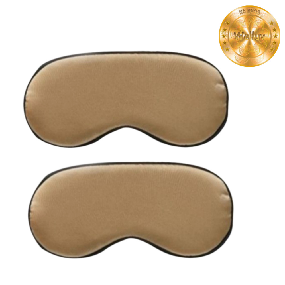 <b>웰럽 수면</b>안대 실크 암막 눈 안대 2개 WL-1146