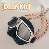 [DIY]프리다이빙 마스크 스트랩 만들기 키트/ 스노클링,다이빙용 끈만들기/ 수경끈