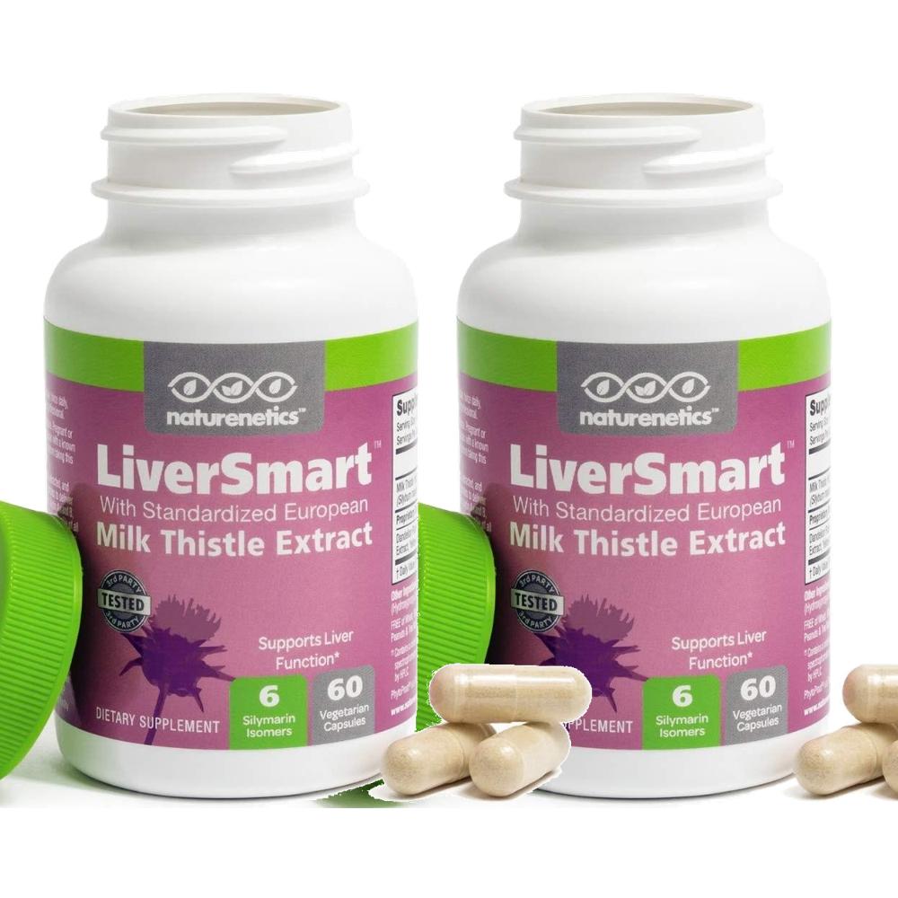 Naturenetics Liver Cleanse 밀크시슬 250mg 60캡슐 x2병
