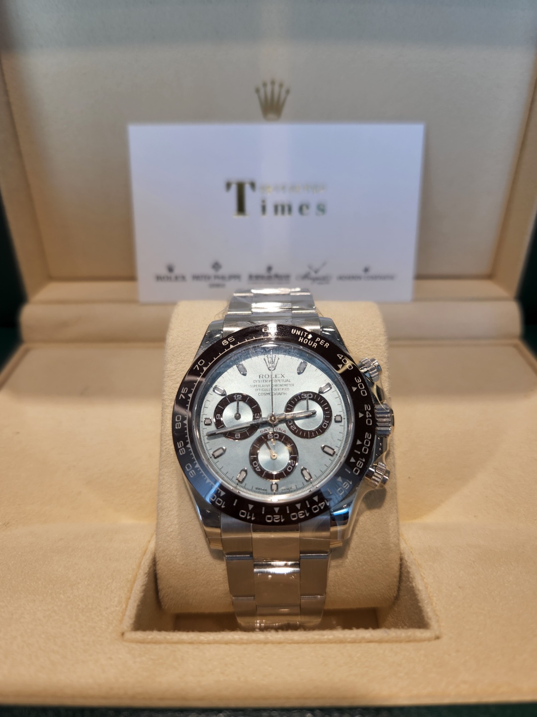 ROLEX 롤렉스 데이토나 플레티늄 아이스토나