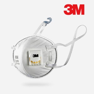3M 8955K 방진마스크 안면부 여과식 산업용 1급 접이식 분진마스크(10개입)-GY