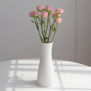 한스갤러리 심플 화병 도자기 세라믹 인테리어 오브제 꽃병