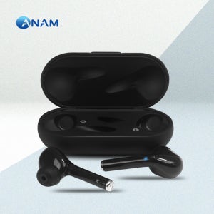 아남 TWS 무선 블루투스 BT-AIR 이어셋 블랙