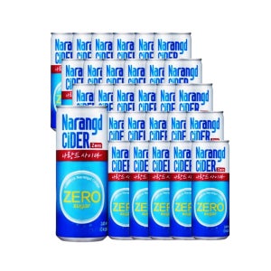 동아오츠카 나랑드 사이다 제로 오리지널 245ml x 30캔 음료수 캔음료