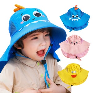 유아여름모자 어린이모자 유아선캡 여아 아기벙거지 물놀이 키즈 초등 주니어 플랩캡 워터파크
