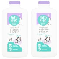 영국 Fred & Flo 프레드앤플로 베이비 배드타임 기저귀 바디 파우더 400g 2팩