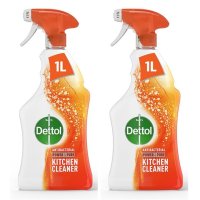 영국 Dettol 데톨 향균 주방 치킨 세정제 세제 클리너 스프레이 1L 2팩