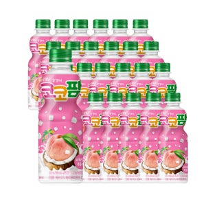 해태음료 코코팜 피치핑크 복숭아 300ml x 24개